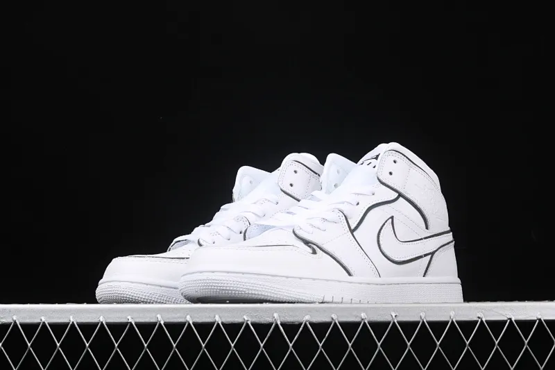 All categories Air Jordan Jordan series basketball shoes Air Jordan 1 Mid Air Jordan 1 Ret Hi Prem AJ1 Joe 1 cool laser stripes basketball shoes CK6587-100
